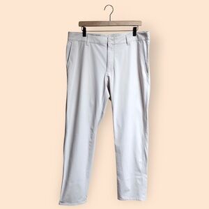 FootJoy Knit Pant Performance Golf Pants Stone Cream Lightweight MENS 36 x 32